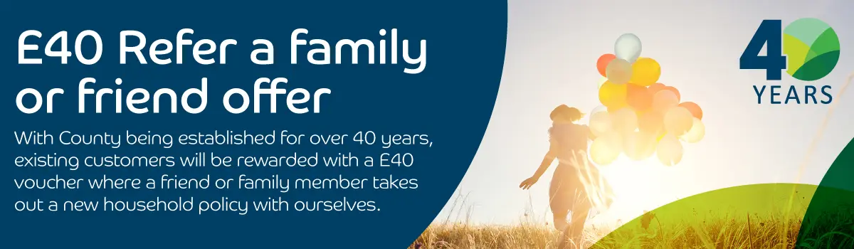 £40 Refer a family or friend offer