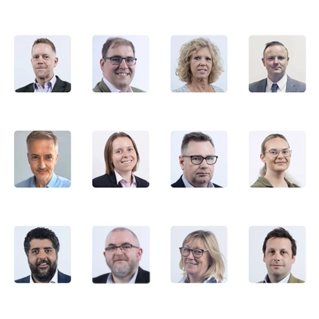 Several County Insurance employee portait's